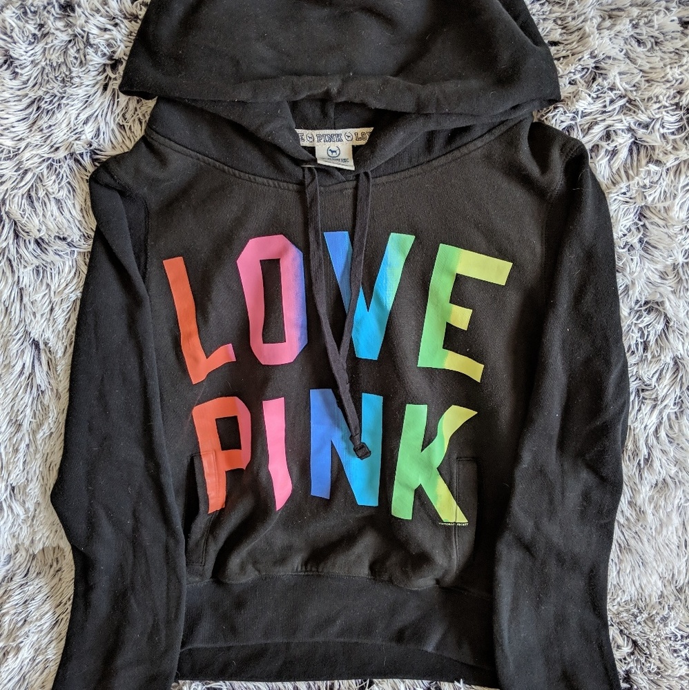 Pink hoodie